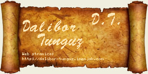 Dalibor Tunguz vizit kartica